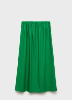 MANGO Popplinv Flared Skirt  - Image 5