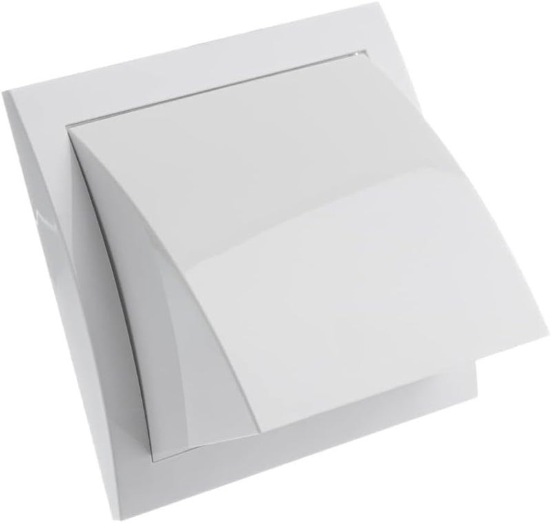 ABS Wall Vent Grille With Valve Weatherproof Exhaust Outlet For Kitchen Bathroom 125MM - Image 4