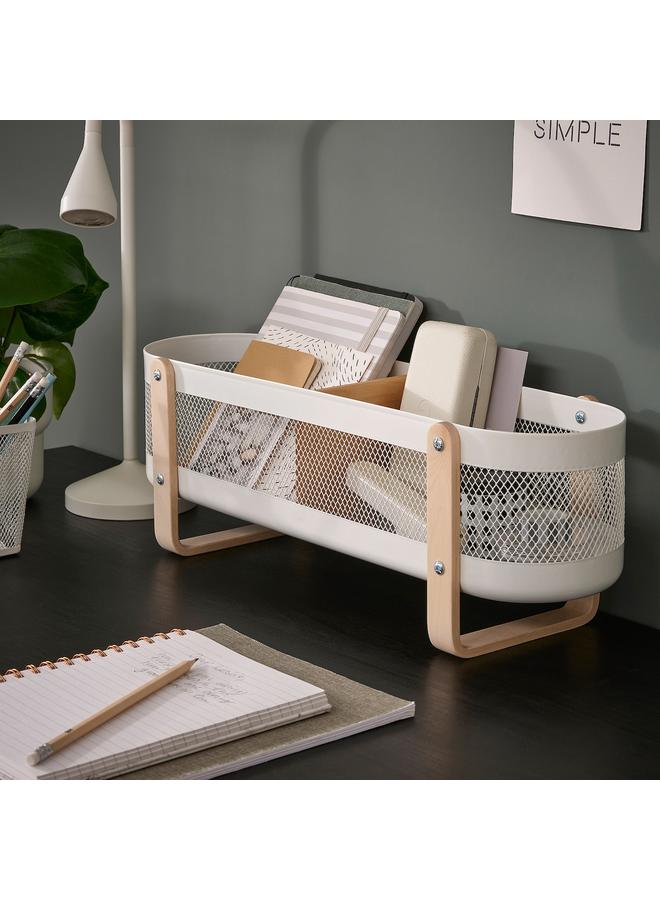 erorex Desk organiser, white, 50x16x17 cm - Image 2