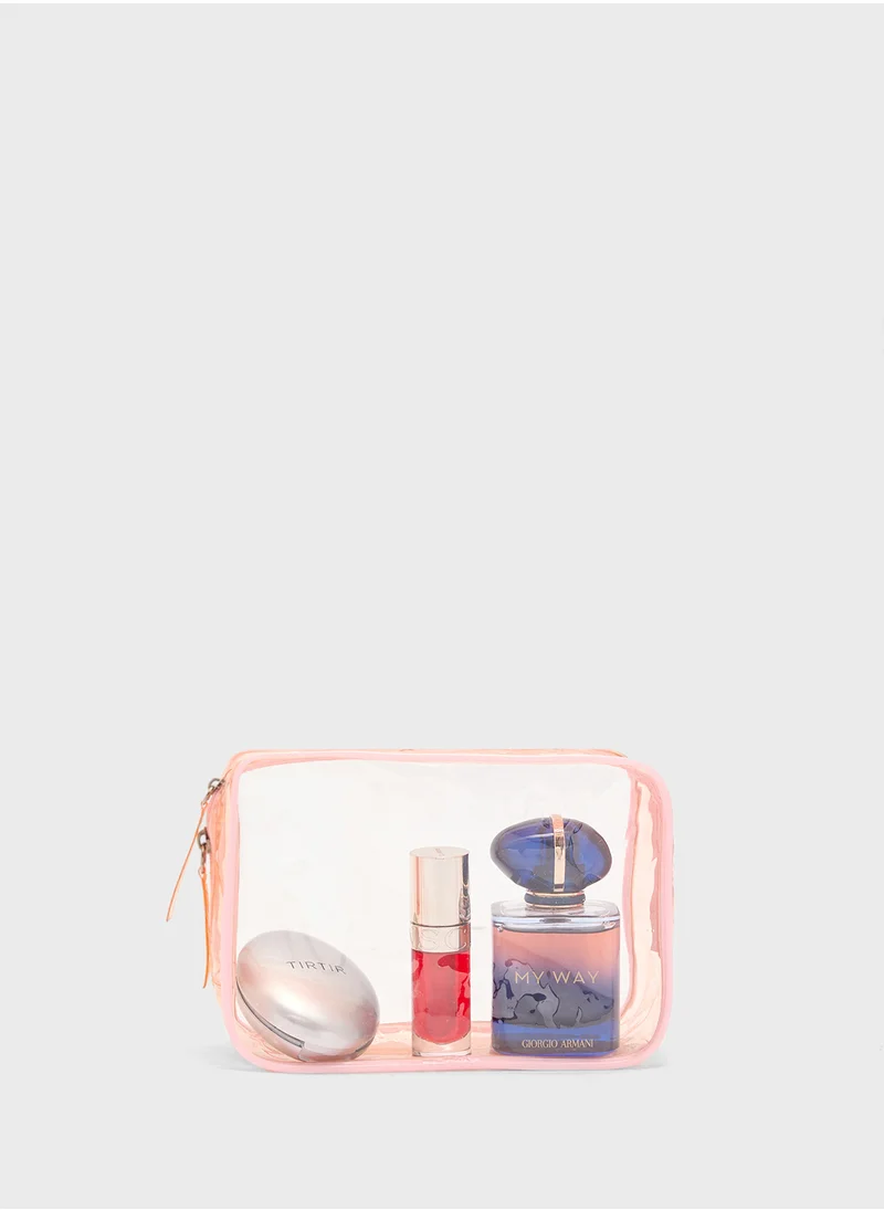 Ginger Clear Cosmetic Bag