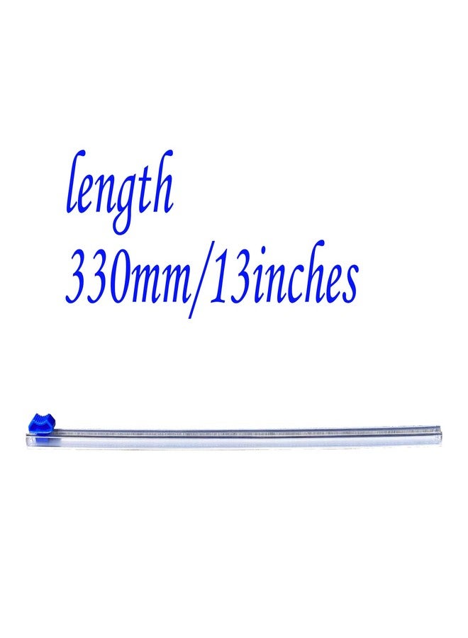 Uncle Jack 4 Pcs Self-Adhesive Two-Way Sliding Cutter, 12.5 Inch Wide, Stainless Steel, Food Wrap Cutter - Image 4