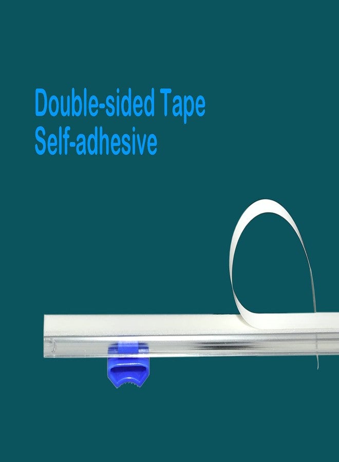 Uncle Jack 4 Pcs Self-Adhesive Two-Way Sliding Cutter, 12.5 Inch Wide, Stainless Steel, Food Wrap Cutter - Image 3