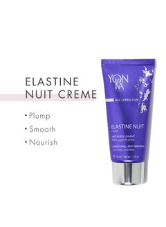 Yonka Yonka Elastine Nuit Antiwrinkle Night Cream (50Ml) Anti Aging Facial Moisturizer And Eye Cream Soften Fine Lines And Wrinkles With Vitamin C And Elastin Peptides Parabenfree  - Image 3