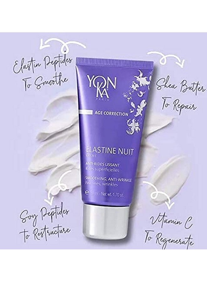 Yonka Yonka Elastine Nuit Antiwrinkle Night Cream (50Ml) Anti Aging Facial Moisturizer And Eye Cream Soften Fine Lines And Wrinkles With Vitamin C And Elastin Peptides Parabenfree - Image 5