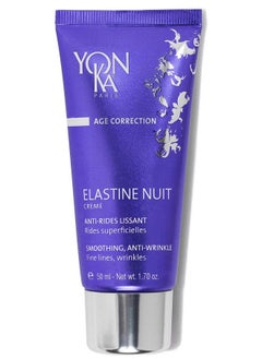Yonka Yonka Elastine Nuit Antiwrinkle Night Cream (50Ml) Anti Aging Facial Moisturizer And Eye Cream Soften Fine Lines And Wrinkles With Vitamin C And Elastin Peptides Parabenfree  - Image 1