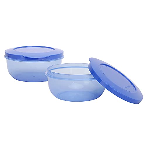 Cutting EDGE 2700ml Eco-Storage Plastic Container & Organizer Set of 2 for Kitchen, Refrigerator, Lunch & Food Storage (Light Blue) - Image 3