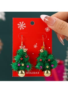 Mark Fairwhale New Christmas Pendant Earrings Cartoon Diamond Alloy Christmas Earrings Series 