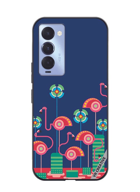 Protective Case Cover For Tecno Camon 18/18 P Duck Illustrate Design Multicolour