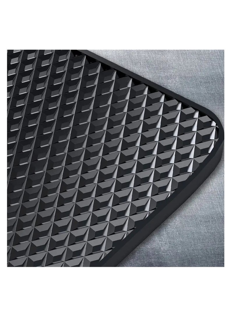 PAMEER 20x13cm Anti-Slip Car Dashboard Pad, Sticky PVC Mat Auto Gripping Pad Removable and Traceless Mounting Pad for Cell Phone, Sunglasses, Keys, Coins - Image 3