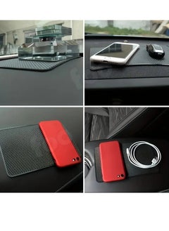 PAMEER 27x15cm Anti-Slip Car Dashboard Pad, Sticky PVC Mat Auto Gripping Pad Removable and Traceless Mounting Pad for Cell Phone, Sunglasses, Keys, Coins  - Image 4
