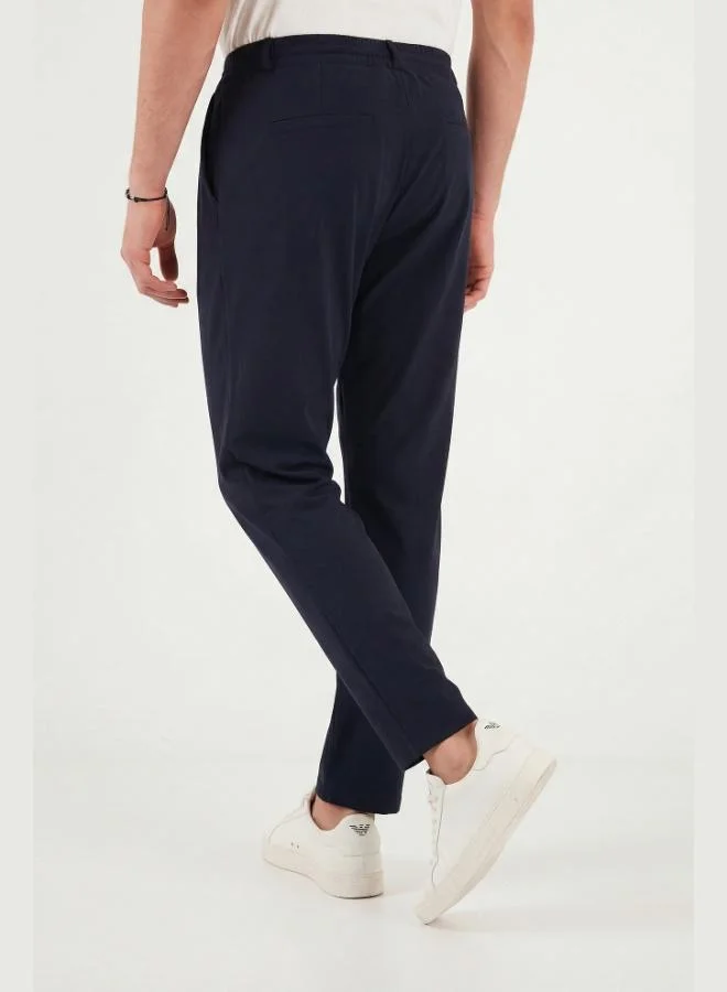 Buratti  Buratti Cotton Regular Fit Normal Waist Trousers Men's PANTS CF26S615261 for Men | Best Price UAE