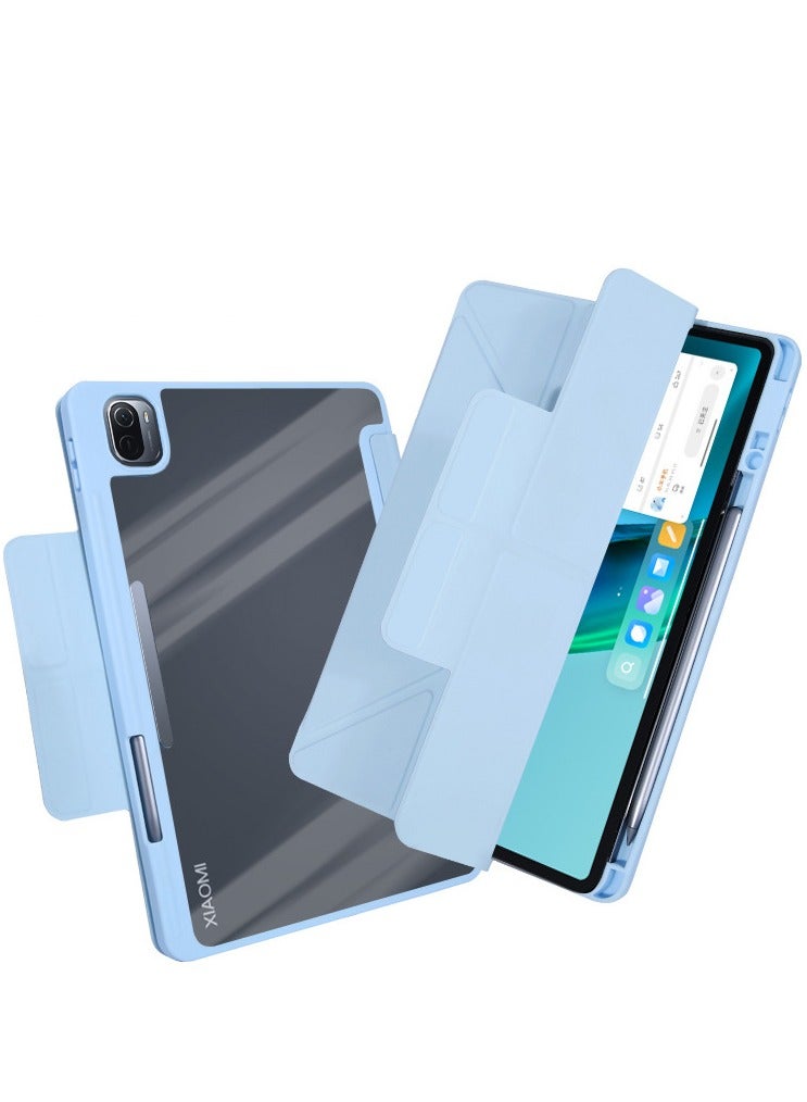 عام 【ماجي】 غطاء مصمم لشاومي باد 7 الترا 14 بوصة - غطاء واقي قابل للإزالة بظهر شفاف ووظيفة النوم/الإيقاظ التلقائي، مع حافظة قلم - Image 3