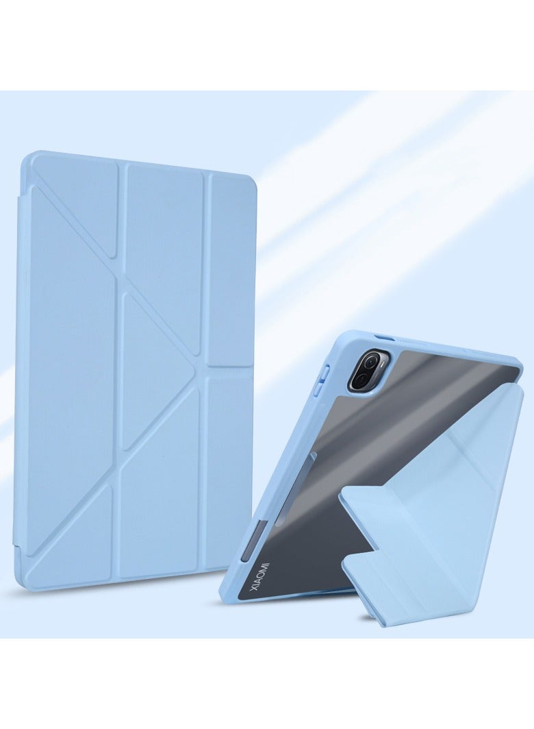 عام 【ماجي】 غطاء مصمم لشاومي باد 7 الترا 14 بوصة - غطاء واقي قابل للإزالة بظهر شفاف ووظيفة النوم/الإيقاظ التلقائي، مع حافظة قلم - Image 2