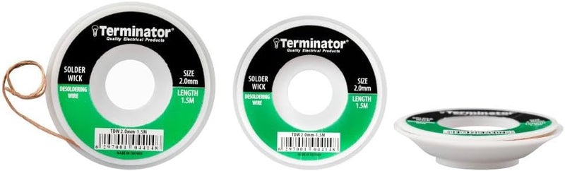 Terminator TDW 2.0mm Desoldering Wick, 1.5 Meter Length - Image 2