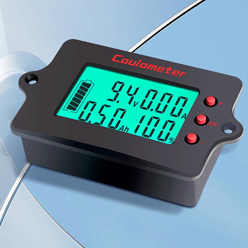 High Accuracy 100A Ammeter Voltmeter LCD Digital Power Meter With 0.5m Data Cable For Indoor Use - Image 4
