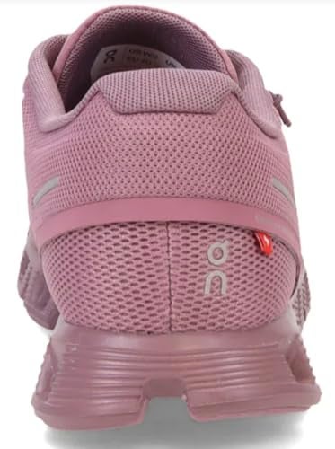 On Women's Cloud 5 Sneakers, Fig/Quartz, 8 Medium US - Image 3