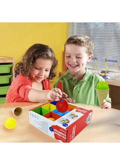RAINBOW TOYFROG Ice Cream Toy (9 Pcs) Pretend Play Toys For Toddlers Multi Color Ice Cream Play Set Ice Cream Maker For Kids Dramatic Ice Cream Shop For Kids Perfect Scoop And Ice Cream Balls For Preschool.  - Image 5