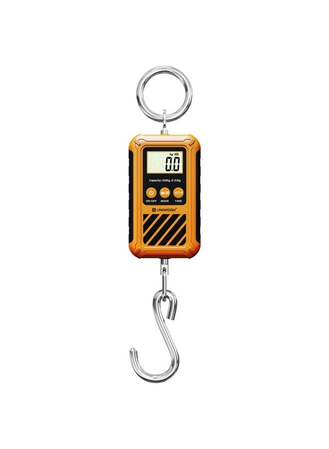 UNIWEIGH Digital Luggage Scale,Portable Hanging Bag Scale for Travel,Suitcase Weight Scale with Comfortable Handle and Large Hook,Duty Crane Scale with 660LB/300KG for Hunting and Fishing - Image 1