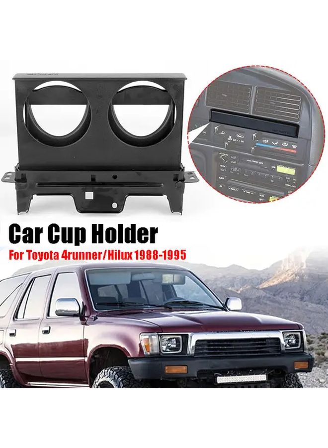 Black Cup Holder for 4Runner Hilux 1989 1995 Durable Car Accessory - Image 1