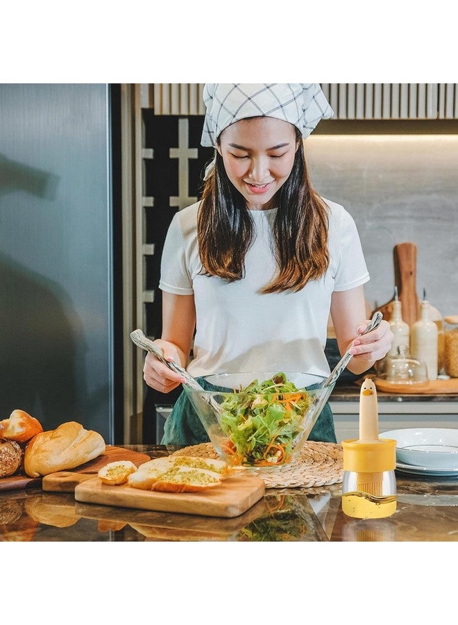 Hexwell موزع زيت زجاجي هيكسويل مع فرشاة 200 مل زجاجة زيت مع فرشاة للطهي في المطبخ، القلي، الخبز، الشواء - بان كيك، قلاية هوائية - حاوية زيت مع فرشاة - Image 5