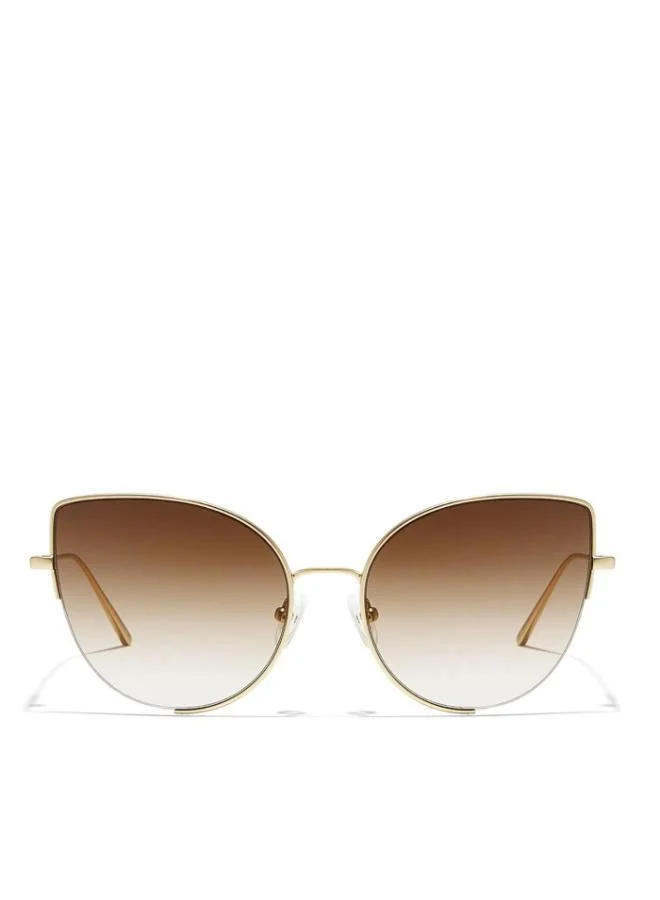 30Sundays COLETTE - La French Collection Women Brown Sunglasses - Frame Material: Metal - Lens Color: Brown- Frame Color: Rose Gold - Full Rim