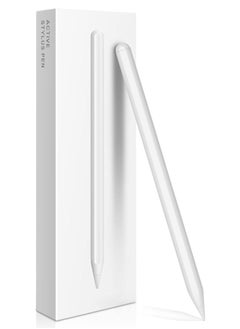 erorex Stylus Pen 2nd Generation with Magnetic Wireless Charging, Stylus Pen 2nd Generation, Smart Pen Compatible with iPad Pro 11 in 1/2/3/4, iPad Pro 12.9 in 3/4/5/6, iPad Air 4/5, iPad Mini 6, White  - Image 1