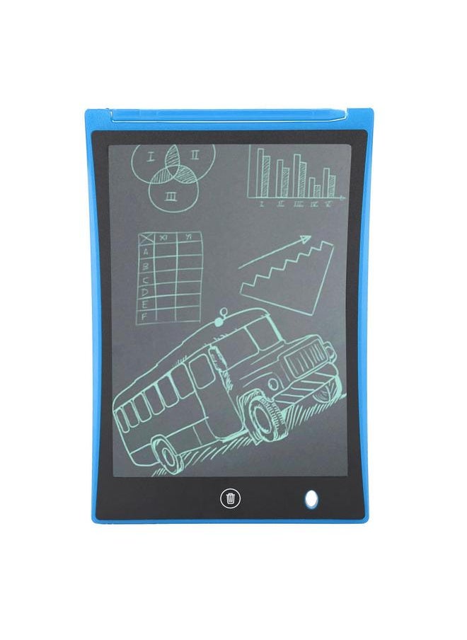 Thoraya 8.5in LCD One-button Erasing All Graphics Drawing Tablet Board Shockproof Drawing Tablet - Blue  - Image 2