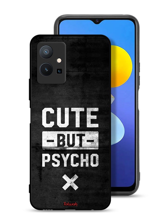 Tolwak Vivo Y75 5G Protective Case Cover Cute But Psycho - Image 1