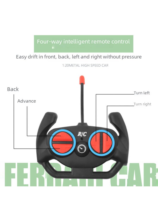 118 Scale Remote Control Racing Car Children's Electric Toy Car Rechargeable Race Four-wheel Model-Color:Sports Car (Princess Pink)-Proportion:Double Lithium Battery + Charging Cable - Image 5