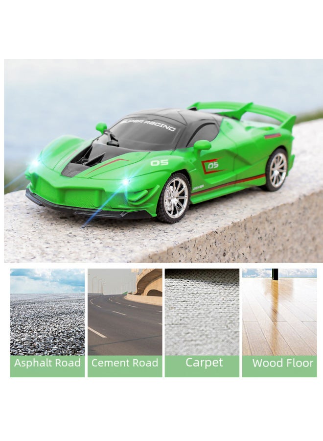 118 Scale Remote Control Racing Car Children's Electric Toy Car Rechargeable Race Four-wheel Model-Color:Sports Car (Princess Pink)-Proportion:Double Lithium Battery + Charging Cable - Image 4