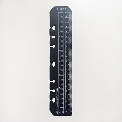 Zelten A5 Today Ruler 01 (Black, 1 Count) - Image 1