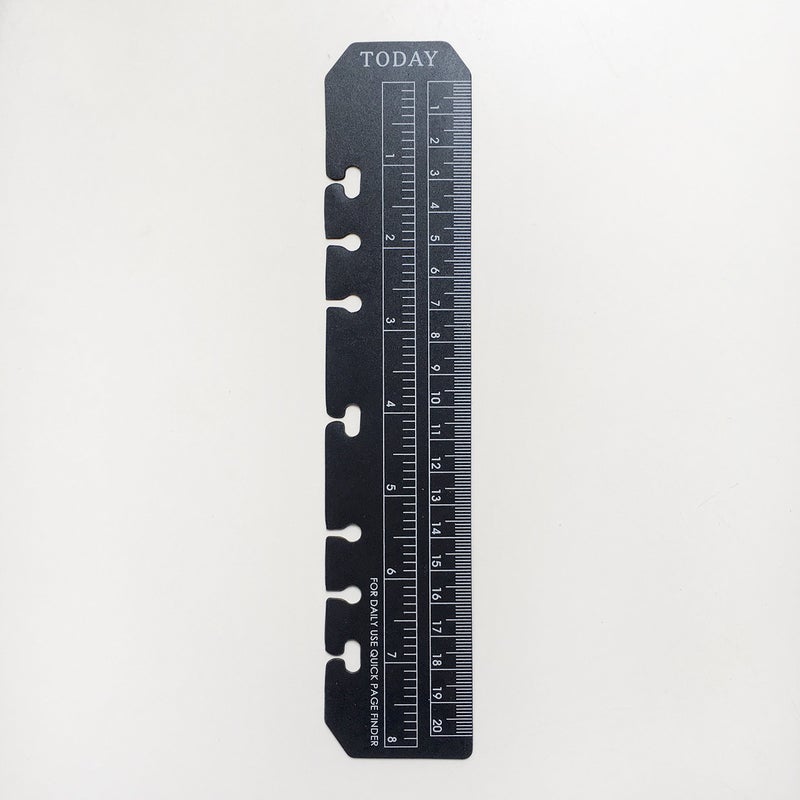 Zelten A5 Today Ruler 01 (Black, 1 Count) - Image 5