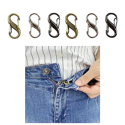 FYOURH Zipper Lock - Upper Clasp for Jeans - Keeps Pants Zipper Up - Mix Colors - Image 1