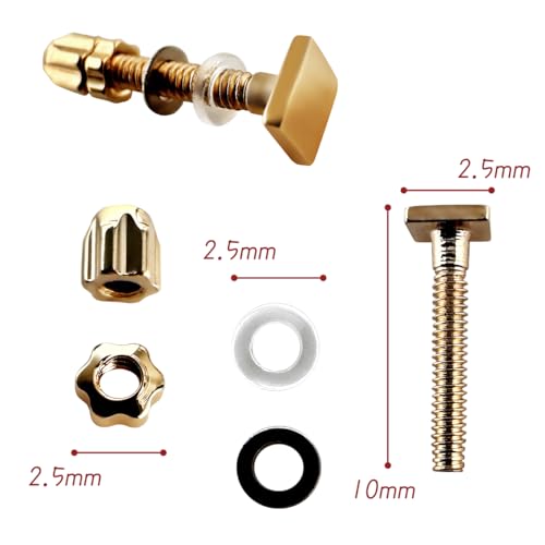 hengfento2 Replacement Screws for Cartier Rimless Sunglass Eyeglasses Square Screws Repair Kit 2.5mm 3.2mm (2.5mm) - Image 3