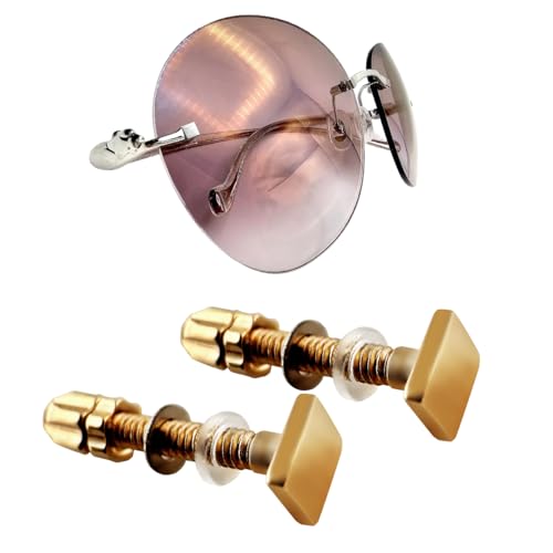 hengfento2 Replacement Screws for Cartier Rimless Sunglass Eyeglasses Square Screws Repair Kit 2.5mm 3.2mm (2.5mm) - Image 2