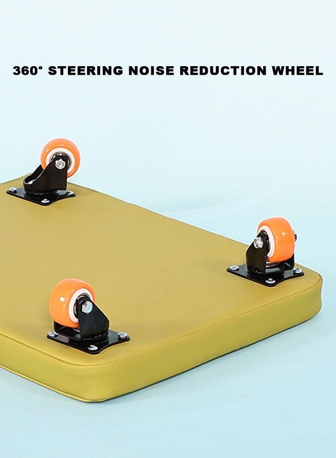 JSAITOYS N10012Y Kid Soft Scooter Sports Safety Gym 4 Casters Kids Sitting Scooter Board - Image 4