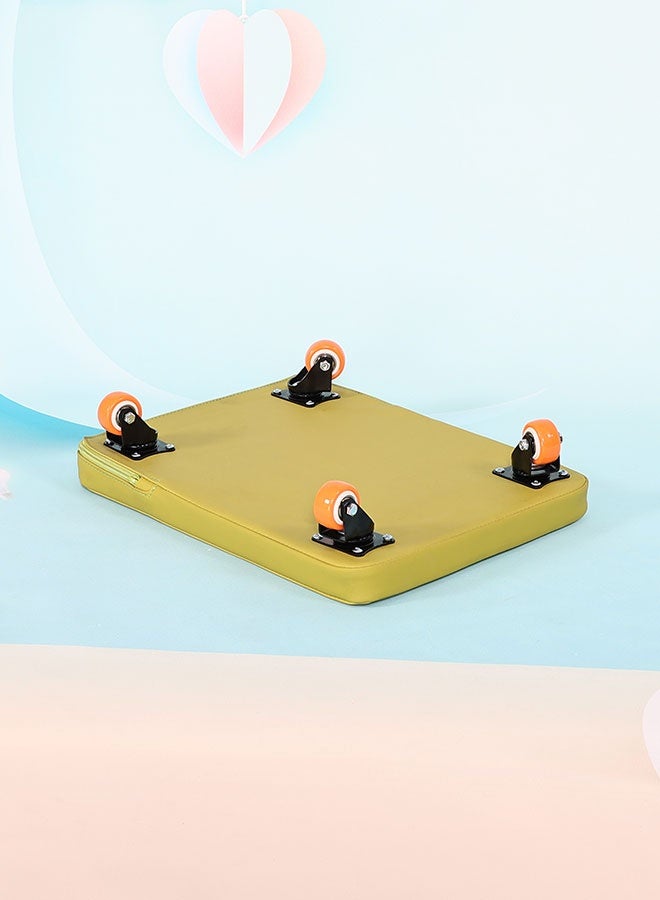 JSAITOYS N10012Y Kid Soft Scooter Sports Safety Gym 4 Casters Kids Sitting Scooter Board - Image 3