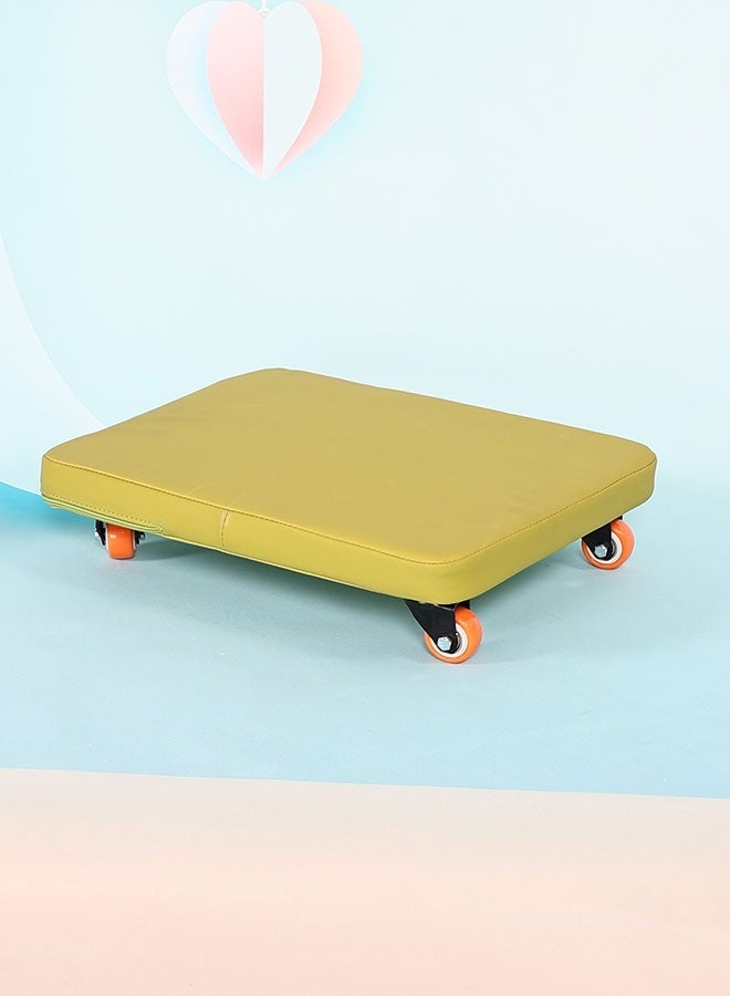 JSAITOYS N10012Y Kid Soft Scooter Sports Safety Gym 4 Casters Kids Sitting Scooter Board - Image 1