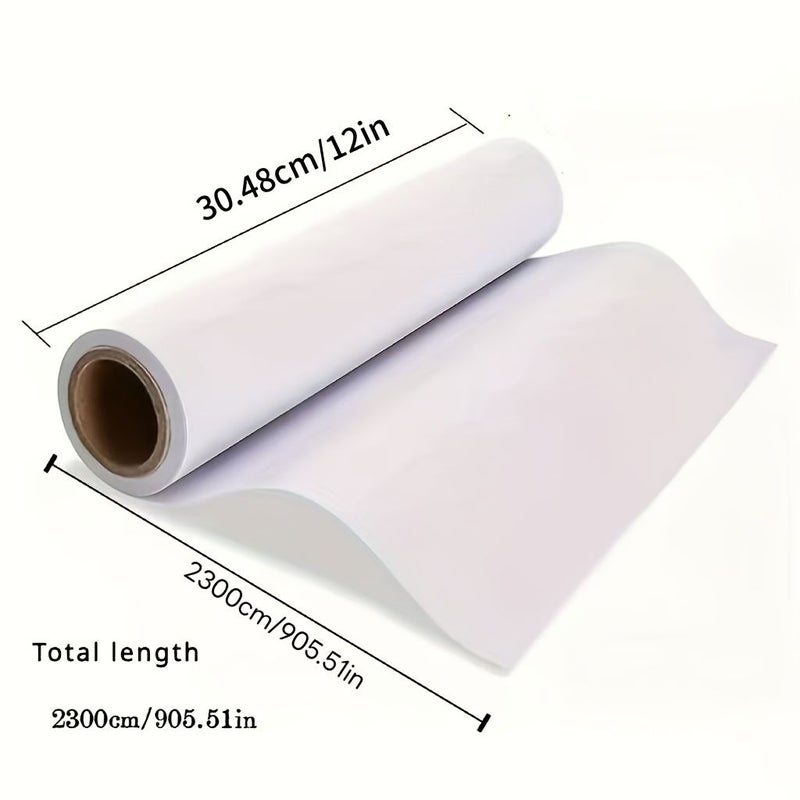 White Art Paper Roll 12in X 905in for Painting and Drafting Supplies - Image 2