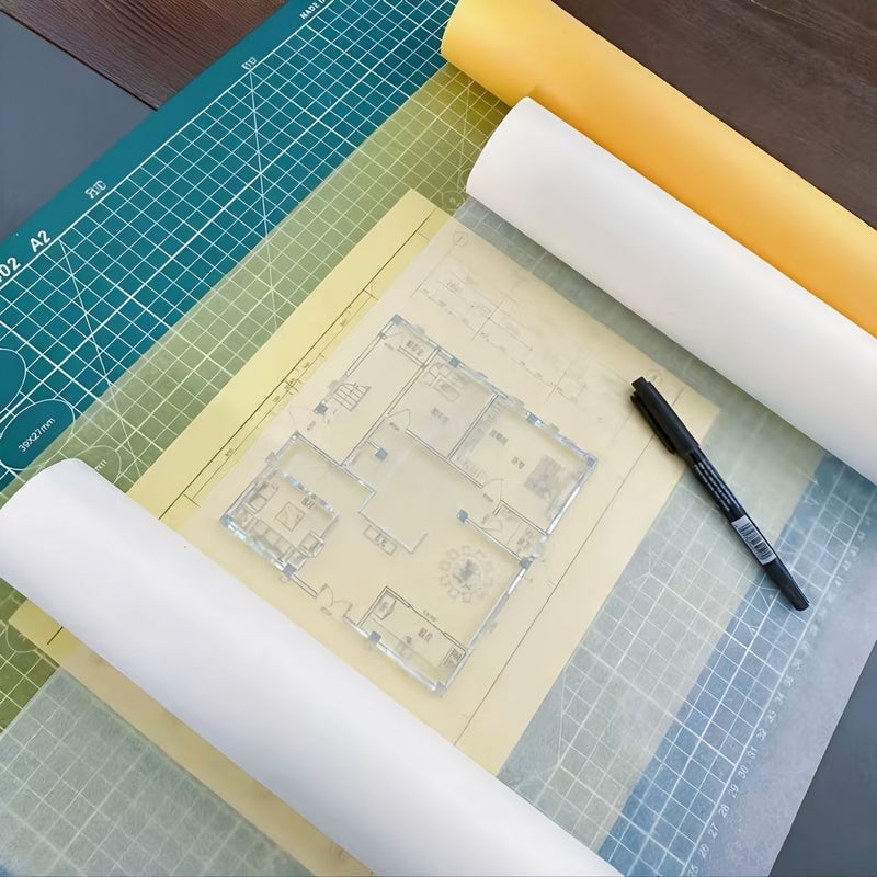 White Art Paper Roll 12in X 905in for Painting and Drafting Supplies - Image 3