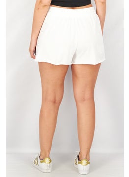 Splendid Women Solid Basic Short, White  - Image 3