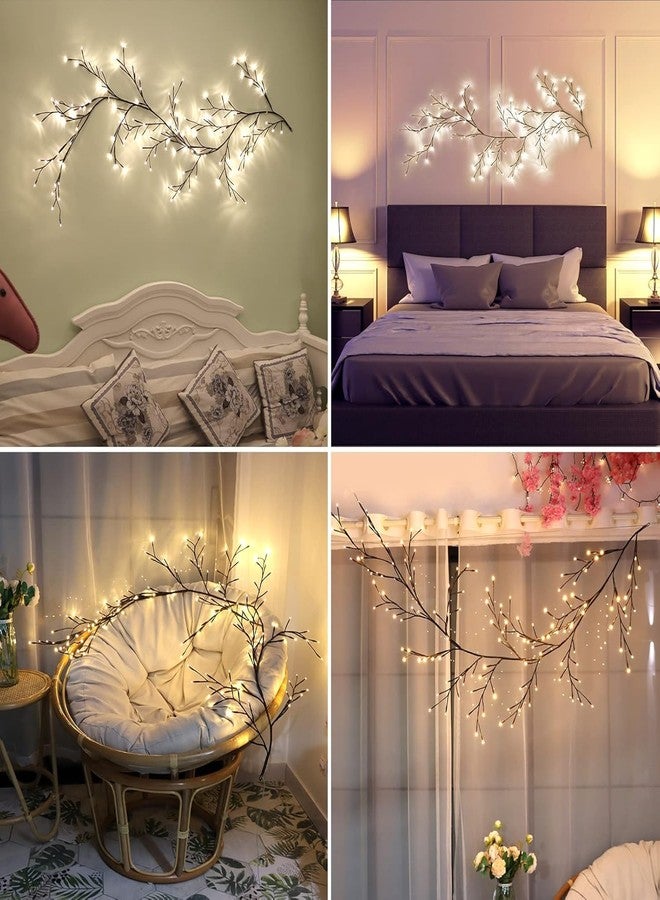 FEBLICH Enchanted Willow Vine Lights Tree, Christmas Swags Decorations Indoor Room Decor Flexible Twinkle Artificial LED Tree Branch Light for Home Wall Bedroom Living Room (1) - Image 3