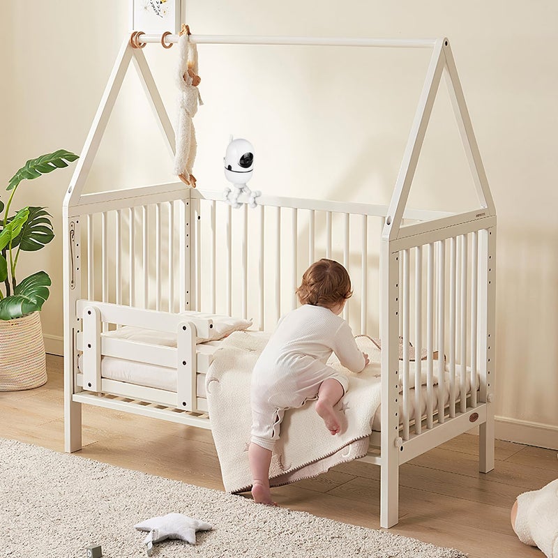 wochel Tripod Baby Monitor Mount for HelloBaby HB65/HB40/HB6550/HB6560/HB6148/HB66/HB6339/HB6550 Pro, ANMEATE SM935E, Flexible Baby Camera Mount Attach Your Camera Wherever You Want - Image 3