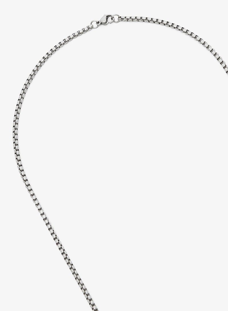 Seventy Five Silver Toned Dog tag Pendant necklaces - Image 3