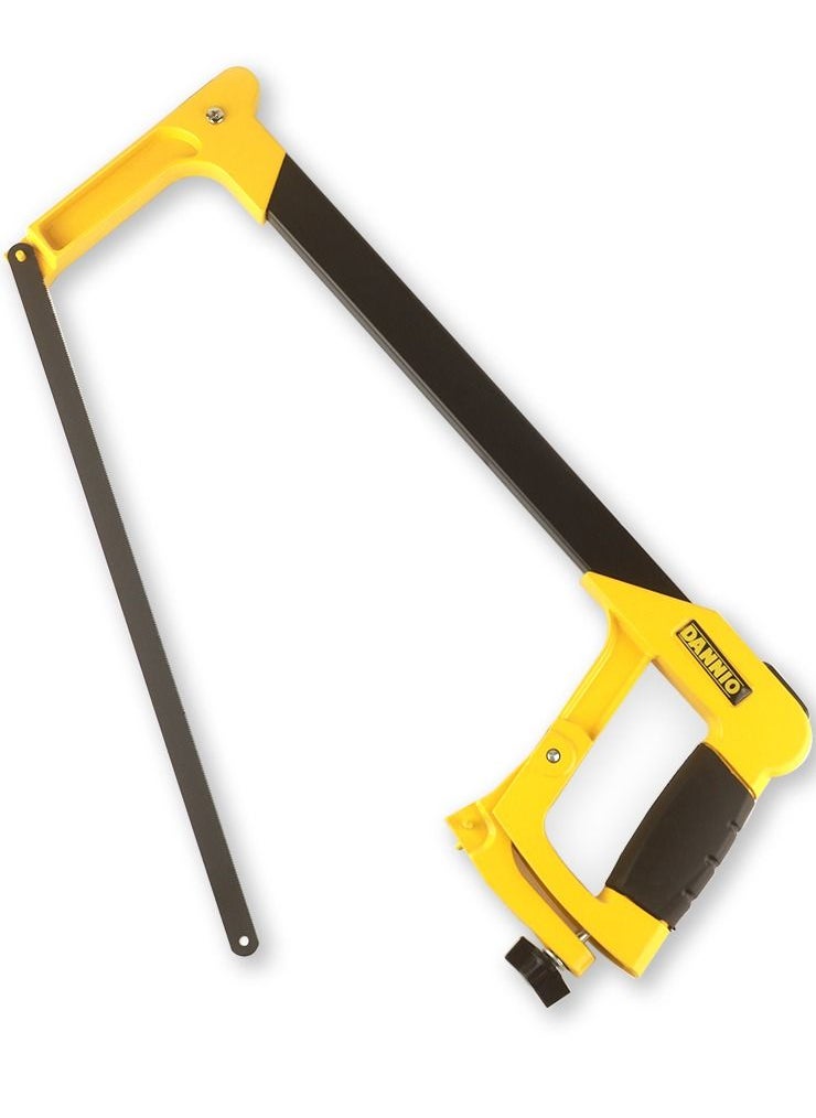 Dannio 506/ High Tension Industrial Hacksaw Frames Hold Blade At Up To 32000 p.s.i Yellow 30 x 12cm  - Image 2
