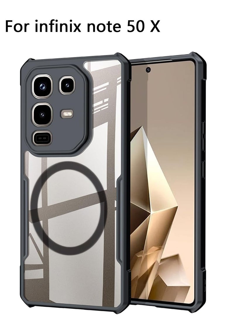 Protective Case Cover for infinix note 50 X High Quality,Bumper Back Case Supports magnetic charging  - Image 1