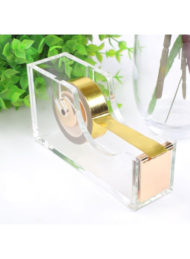 SYOSI Gold Washi Tape Set, Adhesive Foil Tapes, Metallic Gold Decorative Tape for Journaling, Scrapbooking, Gift Wrapping, Wall Decor, DIY Craft Projects, Planner Decorating (4 Rolls, 0.59x33 Inch) - Image 3