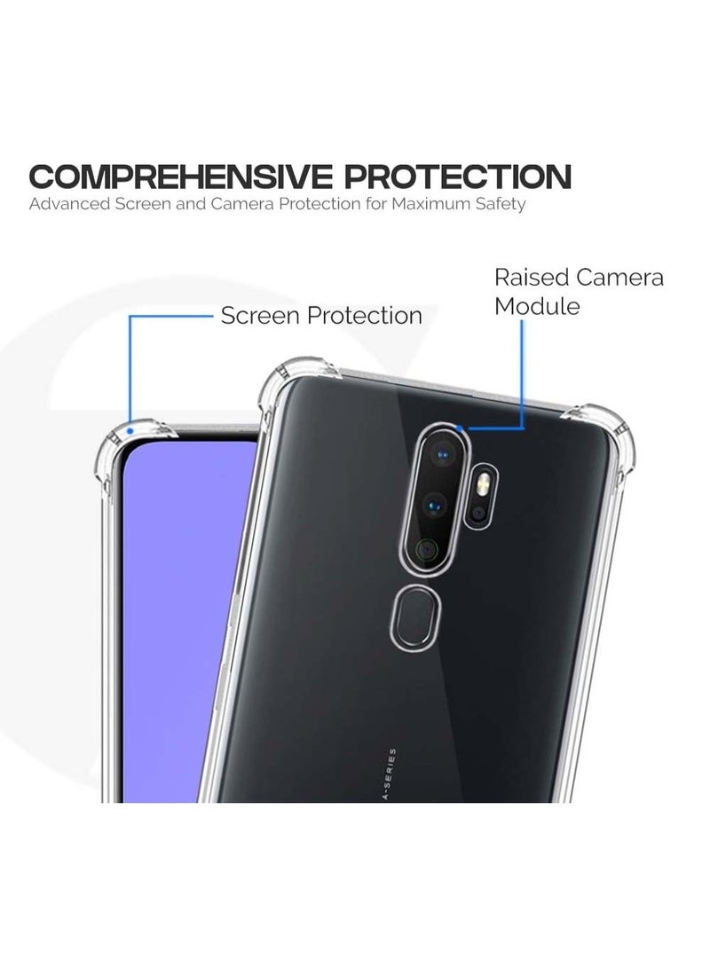 Transparent Shockproof Case Compatible with Oppo A5 2020 - A9 2020 - Image 2