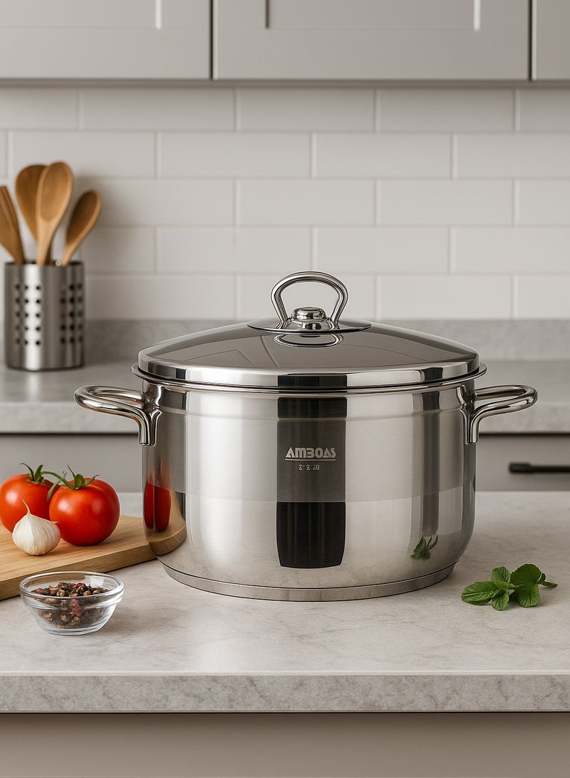 AMBOSS High-Quality Turkish Stainless Steel Pot by Amboss | Unmatched Durability and Elegance - Image 1