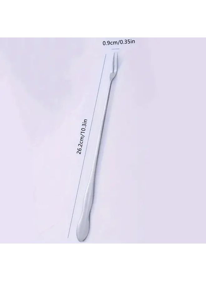 Stainless Steel Long Handle Pickle Fork Kitchen Tool 1pc - Image 3